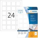 HERMA Etiketten 10108 wei&szlig; 40,0 x 40,0 mm