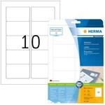 HERMA Etiketten 5028 wei&szlig; 83,8 x 50,8 mm