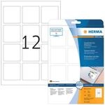 HERMA Etiketten 10109 wei&szlig; 60,0 x 60,0 mm