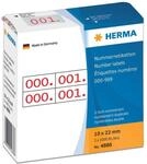 HERMA Klebenummern rot
