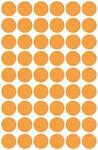 AVERY Zweckform Klebepunkte &Oslash; 12,0 mm leuchtorange