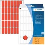 HERMA Etiketten 30,0 x 12,0 mm, rot