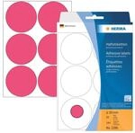 HERMA Klebepunkte &Oslash; 50,0 mm leuchtrot