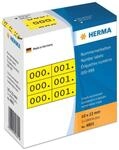 HERMA Klebenummern gelb 4801