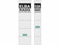 ELBA Rückenschilder ELBA Rück-Einsteckschild 80mm 44,0 x 159,0 mm weiß