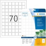 HERMA Etiketten Movables 24,0 x 24,0 mm, wei&szlig;