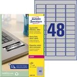 AVERY Zweckform Typenschildetiketten 45,7 x 21,2 mm
