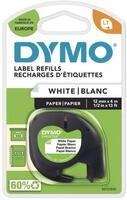 DYMO&reg; Original Schriftband f&uuml;r LetraTag, Papier - schwarz auf weiss