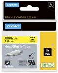 DYMO&reg; Original IND-Hei&szlig;schrumpfschlauch f&uuml;r Rhino 6000+, Polyolefin - schwarz auf