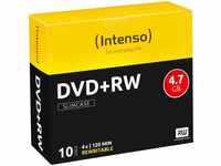 Intenso 4211632-10, Intenso DVD+RW 4,7GB 10er SC Slim Case 1 Pack = 10 St.