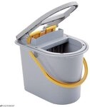 VERMOP Salmon Putzeimer 15,0 l grau, gelb
