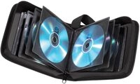 hama 40er CD-/DVD-Tasche Wallet schwarz, 1 St.