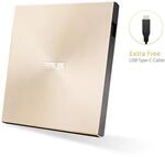 Asus ZenDrive U9M USB-C externer Ultra SLIM DVD Brenner (inkl. USB-C Kabel,