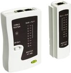 goobay Netzwerktester RJ45-Buchse / RJ11-Buchse