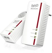FRITZ!Powerline 1260 (fr&uuml;her 1260E) WLAN Set Powerline Adapterkit GigE, HomePlug AV
