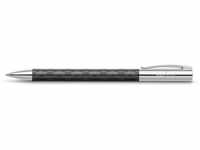 FABER-CASTELL Kugelschreiber Kugelschreiber Rhombus, sw 0.6 mm Schwarz