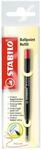 STABILO Kugelschreibermine Ballpoint Refill 0.5 mm Rot