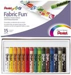 Pentel Stoffmalkreide Mehrfarbig