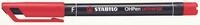STABILO OHPen universal Folienstifte 0.7 mm Rot
