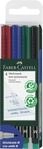 FABER-CASTELL Multimark 1526 M non-permanent Folienstifte-Set 1.0 mm Mehrfarbig