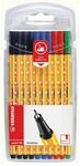 STABILO point 88 Fineliner farbsortiert 0,4 mm - 10 St&uuml;ck
