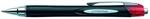 uni-ball JETSTREAM SXN-210 Gelschreiber schwarz/rot 0,5 mm - Schreibfarbe rot