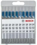 BOSCH X-Pro Line Stichs&auml;gebl&auml;tter-Set 10-teilig