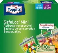 Toppits Gefrierbeutel SafeLoc Mini 150 ml; 380 ml