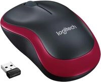Logitech M185 kabellose Maus - rot