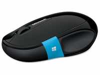 Microsoft H3S-00001, Microsoft Sculpt Comfort Mouse Maus, kabellos, schwarz