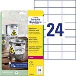 AVERY Zweckform wetterfeste Folienetiketten 70,0 x 37,0 mm