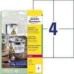 AVERY Zweckform wetterfeste Folienetiketten 105,0 x 148,0 mm