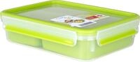 emsa Lunchbox CLIP & GO 5.8 cm hoch 1,2 l transparent/gr&uuml;n