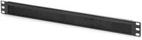 Digitus Kabelb&uuml;rstenleiste 1HE B&uuml;rsten&ouml;ffnung 27x423 mm RAL 9005 schwarz