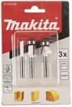 makita Fr&auml;ser-Set D-53338 6mm, 3-teilig