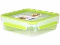 emsa 518104, emsa Lunchbox CLIP & GO 5.8 cm hoch 0,85 l transparent/grün