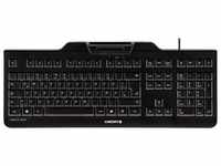 CHERRY KC 1000 SC kabelgebundene Tastatur mit Kartenlesegerät (USB, schwarz)