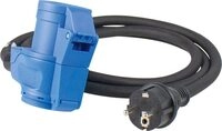as-Schwabe Adapterleitung Camping, 1,50 m, schwarz