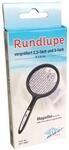 WEDO Lupe schwarz 2,5-fach und 5-fach, &Oslash; 4,8 cm