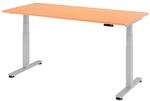 HAMMERBACHER elektrisch h&ouml;henverstellbarer Schreibtisch VXDSM19/6/S buche