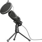 Trust Mantis USB-Streaming-Mikrofon - Schwarz