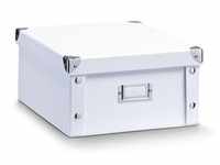 Zeller Aufbewahrungsboxen Aufbewahrungsbox weiß, klein 9,6 l - 26,0 x 31,0 x 14,0 cm