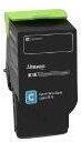 Lexmark Original Toner - cyan (78C2UC0) f&uuml;r CX622ade, CX625ade, CS521dn, CX625adhe,