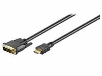goobay HDMI/DVI Kabel 1,0m