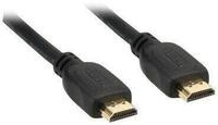 InLine HDMI Kabel 1.0 m, vergoldete Kontakte, schwarz