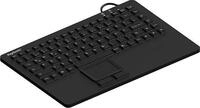 KEYSONIC 28037, KeySonic KSK-5230IN kabelgebundene Tastatur mit Touchpad - QWERTZ DE