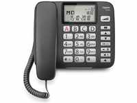 Gigaset DL580 Komfort-Telefon mit großen Tasten und beleuchtetem Display -...