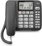 Gigaset DL580 Komfort-Telefon mit gro&szlig;en Tasten und beleuchtetem Display - schwarz