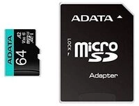 ADATA Premier Pro V30S microSDXC UHS-I Speicherkarte 64 GB mit SD-Adapter