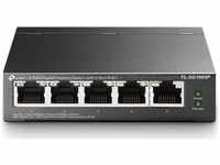 TP-Link TL-SG1005P, TP-Link TL-SG1005P 5-Port-10/100/1000Mbit/s-Desktop-Switch mit 4